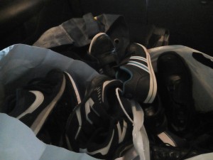 Die gesammelten Schuhe