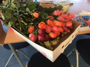 150 wunderschöne Rosen wurden verkauft